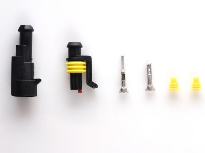 ZŁĄCZE 1-STYKOWE EURO (1 KOMPLET) Z USZCZELKAMI