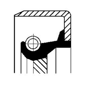 Simering 53x68x10 tył silnika CORTECO 12011464 40000160