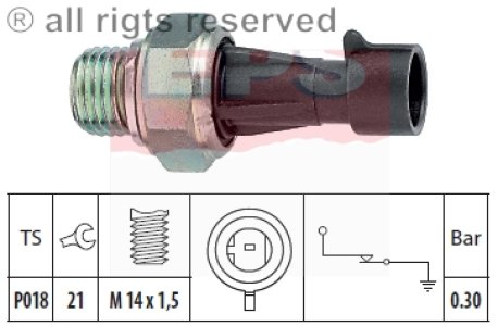 Czujnik ciśnienia oleju FACET 1.800.096 4859914