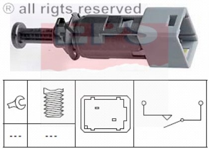 WŁĄCZNIK ŚWIATEŁ STOP RENAULT KANGOO/TRAFIC/MASTER/MOVANO