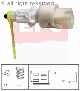WŁĄCZNIK ŚWIATEŁ STOP FIAT PUNTO 99-