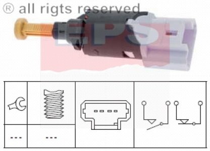 WŁĄCZNIK ŚWIATEŁ STOP CITROEN/PEUGEOT
