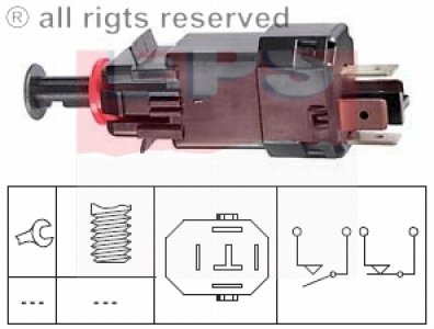 WŁĄCZNIK ŚWIATEŁ STOP OPEL CORSA C POD PEDAŁ