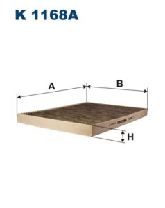 Filtr kabinowy FILTRON K1168A CUK3142