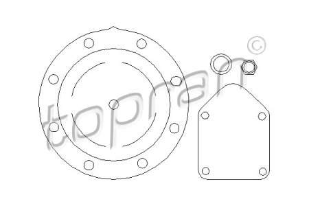 Zestaw naprawczy pompy podciśnienia TOPRAN 101 494 068198821A