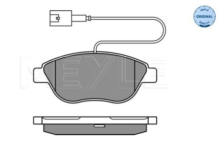 Klocki hamulcowe MEYLE 0252370919/W 23708.18.4