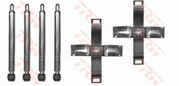 Zestaw montażowy klocków hamulcowych TRW PFK387 16012710
