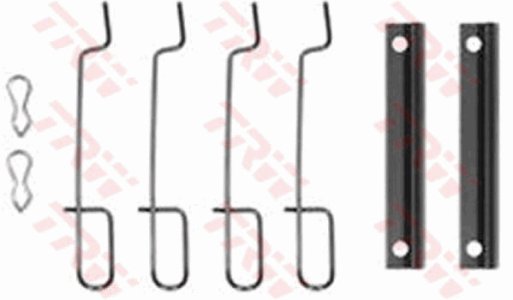 Zestaw montażowy klocków hamulcowych TRW PFK75 4210992