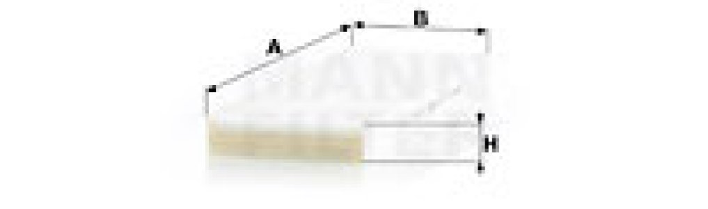 Filtr kabinowy MANN-FILTER CU3649 