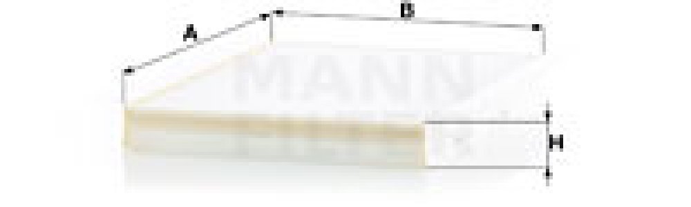 Filtr kabinowy MANN-FILTER CU3780 