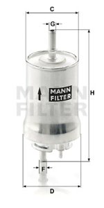 Filtr paliwa MANN-FILTER WK59X 