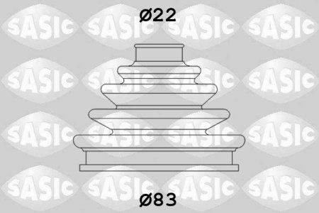 Osłona przegubu zewnętrznego SASIC 4003437 7701033432