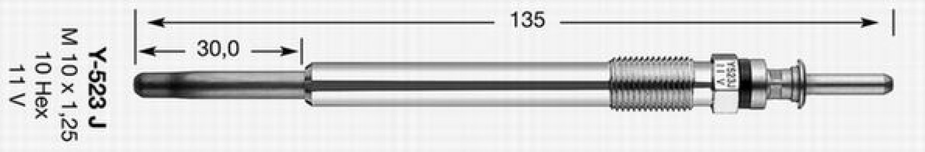 Świeca żarowa NGK D-POWER 37 250202043