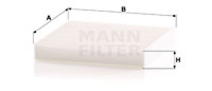 Filtr kabinowy MANN-FILTER CU1919 