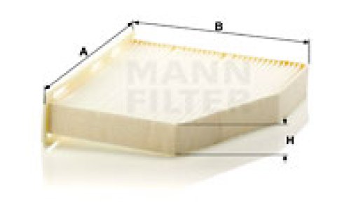 Filtr kabinowy MANN-FILTER CU2939 