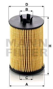 Filtr oleju MANN-FILTER HU612/1X HU6121X