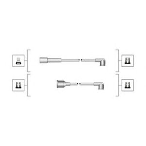 Przewody wysokiego napięcia komplet MAGNETI MARELLI MSQ0022 