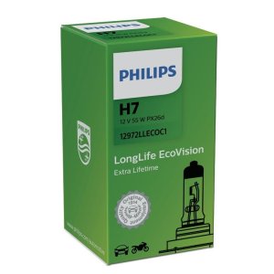 ŻARÓWKA H7 LONG LIFE ECOVISION PHILIPS 12972LL ECO H7