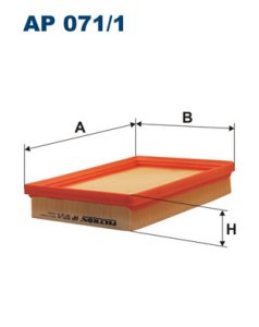 Filtr powietrza FILTRON AP071/1 C2129
