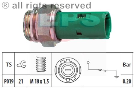 Czujnik ciśnienia oleju FACET 1.800.110 7700834918