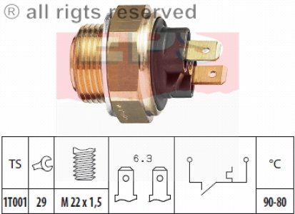 WŁĄCZNIK WENTYLATORA CHŁODNICY UNIW 80-90