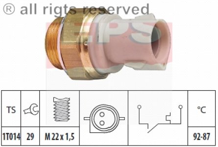 WŁĄCZNIK WENTYLATORA CHŁODNICY FORD
