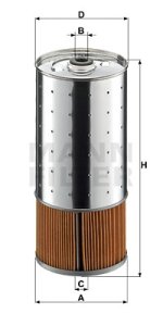 Filtr oleju MANN-FILTER PF1055/1X PF10551X