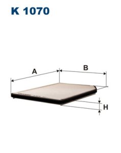 Filtr kabinowy FILTRON K1070 CU25251