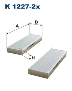Filtr kabiny FILTRON K1227-2X 