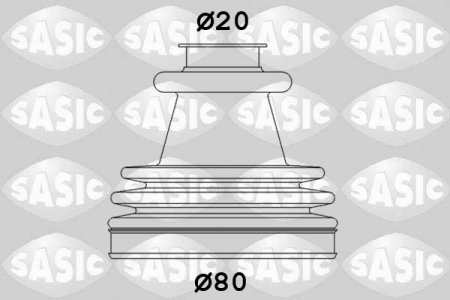 Osłona przegubu zewnętrznego SASIC 2933773 329377