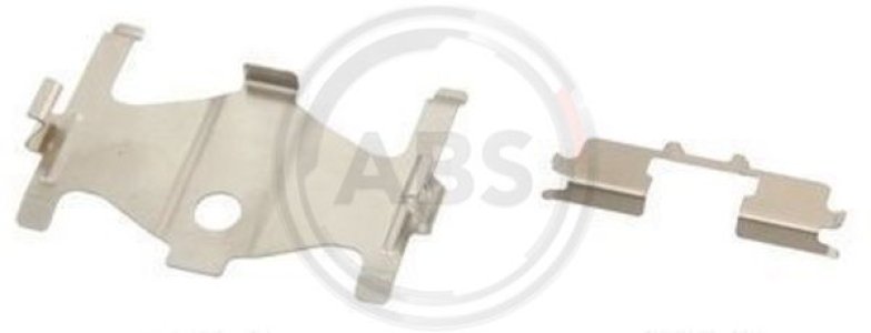 Zestaw montażowy klocków hamulcowych A.B.S. 1710Q 5811677000
