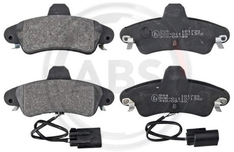 Klocki hamulcowe A.B.S. 37498 23410158