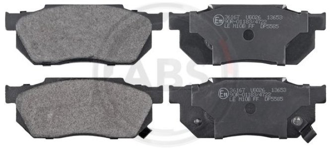 Klocki hamulcowe A.B.S. 36167 20959150