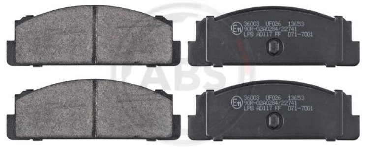 Klocki hamulcowe A.B.S. 36003 20074100