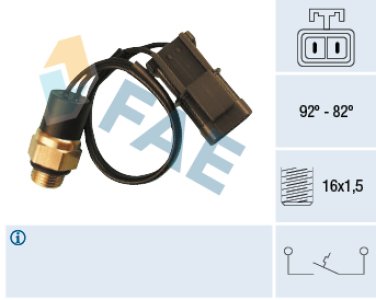 Włącznik wentylatora chłodnicy FAE 37540 2159501