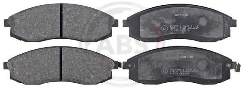 Klocki hamulcowe A.B.S. 36974 23086170