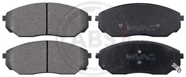 Klocki hamulcowe A.B.S. 37364 581013EE00