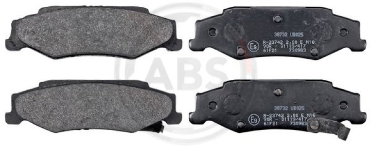 Klocki hamulcowe A.B.S. 38732 12530688