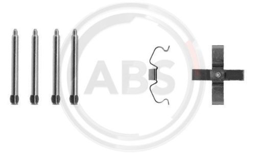 Zestaw montażowy klocków hamulcowych A.B.S. 1266Q 16012660