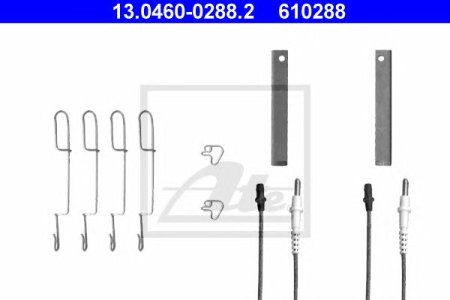 Zestaw montażowy klocków hamulcowych ATE 13.0460-0288 4200402