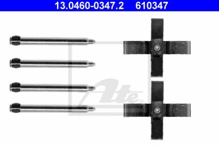 Zestaw montażowy klocków hamulcowych ATE 13.0460-0347 16012660