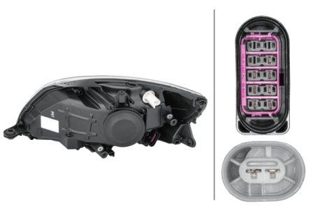 REFLEKTOR SKODA HELLA 1ED010417341 5J1941018C