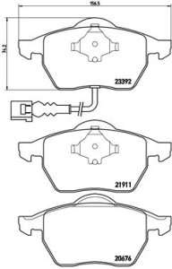 Klocki hamulcowe BREMBO P85045 23392.20.3