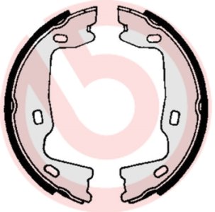 Szczęki hamulcowe BREMBO S59521 1605686