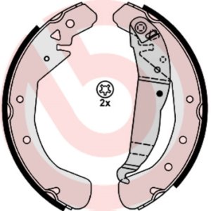 Szczęki hamulcowe BREMBO S59525 1605064