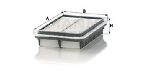 Filtr powietrza MANN-FILTER C23012 