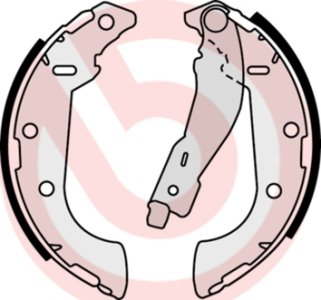 Szczęki hamulcowe BREMBO S61521 4241K3