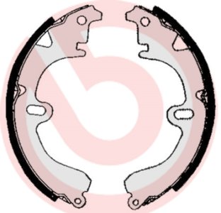 Szczęki hamulcowe BREMBO S83504 449512111