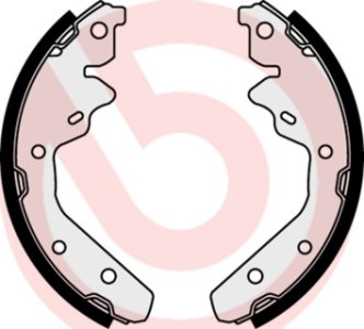 Szczęki hamulcowe BREMBO S11502 4238827