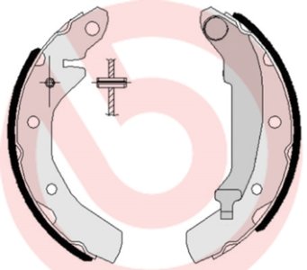 Szczęki hamulcowe BREMBO S15501 96268686